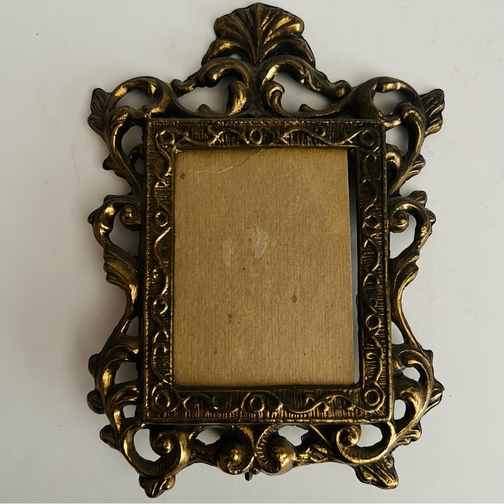 Vintage Brass Frame 8 x 6 inches